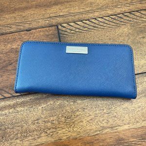 Henri Bendel Blue Wallet
